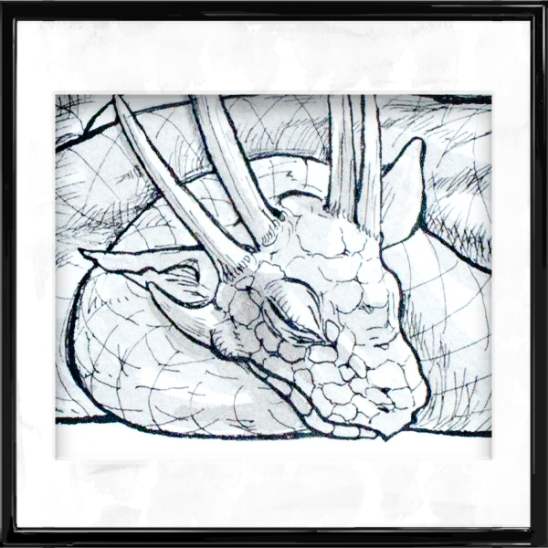 干支手ぬぐい辰制作原画